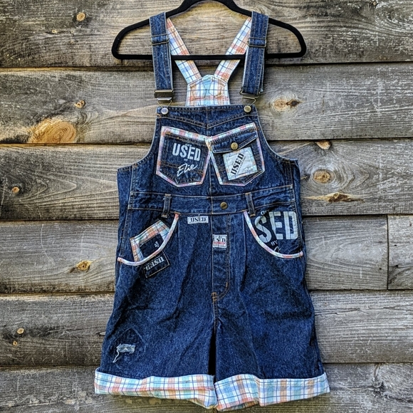 vintage jean overalls